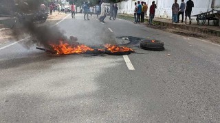 রাঙামাটিতে চলছে নাগরিক পরিষদের ৩২ ঘণ্টার হরতাল