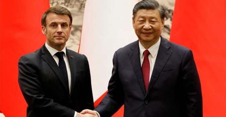 Xi, Macron call for Russia-Ukraine peace talks 'as soon as possible'