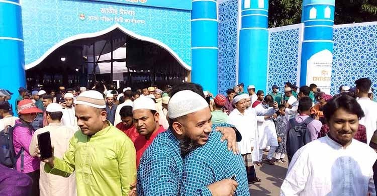 Eid-ul-Fitr being celebrated amid festivity across Bangladesh