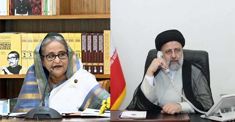 Hasina asks Raisi to ensure equal opportunity for women