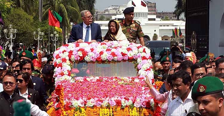 Bangabhaban bids farewell to President Hamid