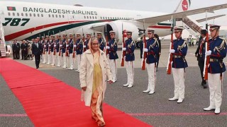 PM gets red carpet welcome on arrival in Tokyo