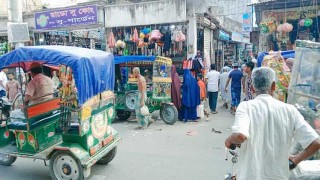 তীব্র গরমে অতিষ্ঠ ভোলার জনজীবন, ক্রেতাশূন্য ঈদ বাজার