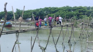 এক সাঁকো দিয়ে ৫ ইউনিয়নের পারাপার, প্রতিনিয়ত ঘটছে দুর্ঘটনা