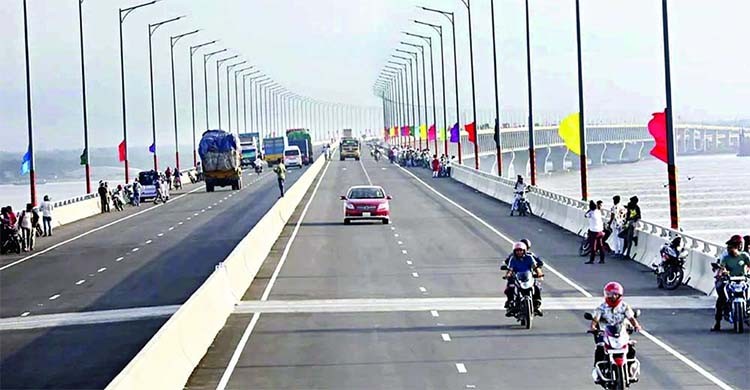 Motorbikes allowed on Padma bridge from Apr 20