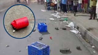 রাজধানীর পল্টনে তিনটি ককটেল বিস্ফোরণ