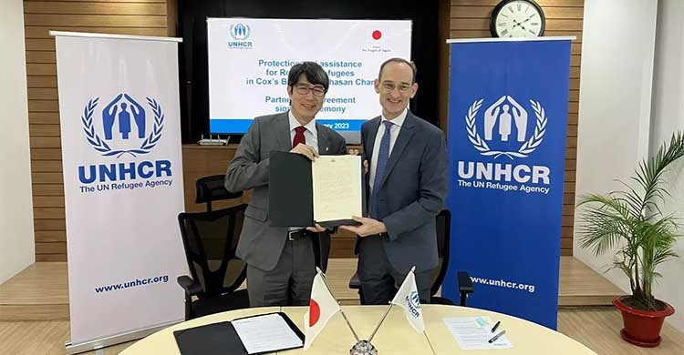 Japan, UNHCR sign $4.5 million agreement to support Rohingyas in Bangladesh