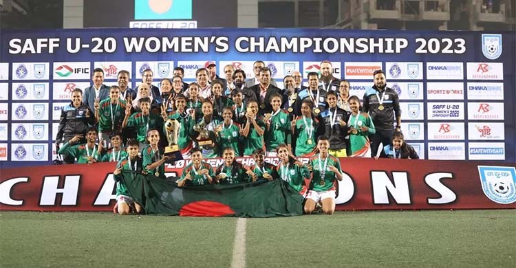 Bangladesh win SAFF U-20 Women’s Championship title