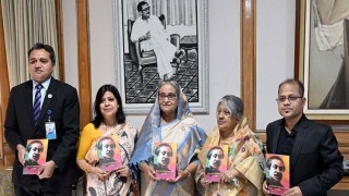 PM unveils book on Bangabandhu