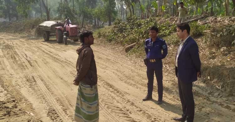 আত্রাই নদীর বালু উত্তোলনে লাখ টাকা জরিমানা