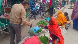 কেটে-ধুয়ে শাক বিক্রি, স্বাবলম্বী হচ্ছেন নারীরা