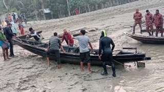 নবগঙ্গায় নৌকাডুবিতে নিখোঁজ ২ জনের মরদেহ উদ্ধার