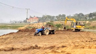 সুনামগঞ্জ হাওরে বাঁধের কাজ শেষ হবে ২৮ ফেব্রুয়ারি