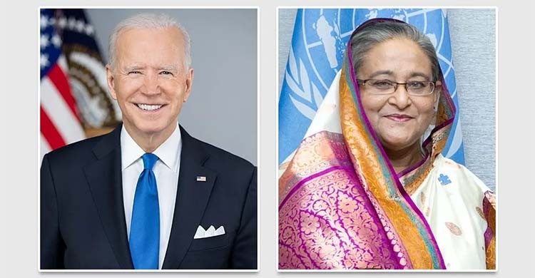 ‘You set an example of empathy, generosity for the world’: Biden writes to PM Hasina