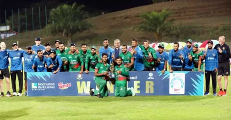 Bangladesh thrash Ireland by 10 wickets and take ODI series