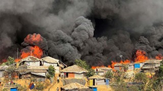 Rohingya camp fire under control; 2000 homes destroyed