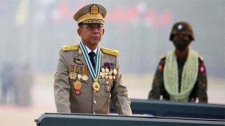 Myanmar junta leader urges foreign powers to back its return to democracy