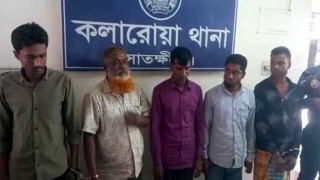 কলারোয়ায় পুলিশের সঙ্গে ডাকাতদের গোলাগুলি, আটক ৬