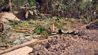 পলাশে কলাগাছ কেটে বাগান দখলের চেষ্টার অভিযোগ