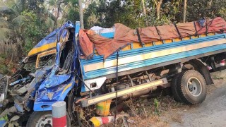 বা‌গেরহা‌টে দাঁড়িয়ে থাকা ট্রাকে ধাক্কা, নিহত ২