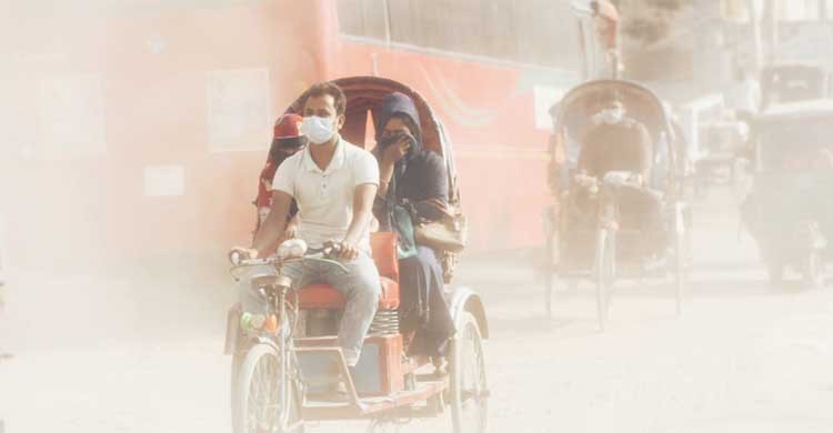 Dhaka’s air quality ‘unhealthy’ this morning