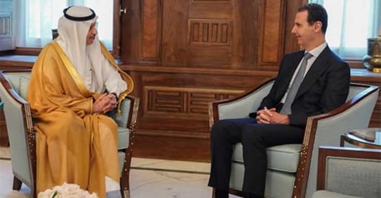 Saudi crown prince welcomes Assad back to Arab League