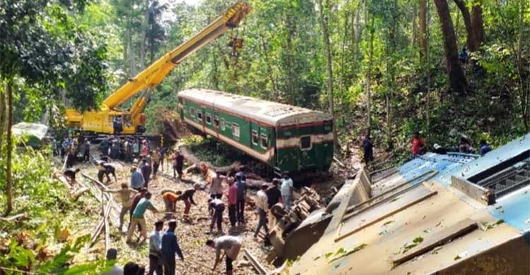 Sylhet’s rail link with rest of the country snapped again