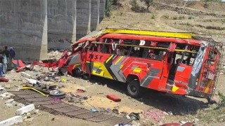 22 killed as bus falls off bridge in India's Madhya Pradesh