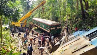 Sylhet’s rail link with rest of the country snapped again