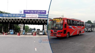 ঢাকা-টাঙ্গাইল-বঙ্গবন্ধু সেতু মহাসড়কে বেড়েছে যানবাহনের চাপ