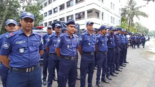 কাজে ফিরেই চুয়াডাঙ্গায় পুলিশের বিশেষ মহড়া