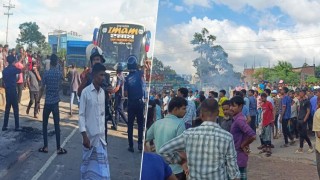 গাজীপুরে শ্রমিকদের মহাসড়ক অবরোধ, যানজটে ভোগান্তি