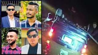 সিলেটে প্রাইভেটকার খাদে পড়ে ৪ ছাত্রলীগ কর্মী নিহত