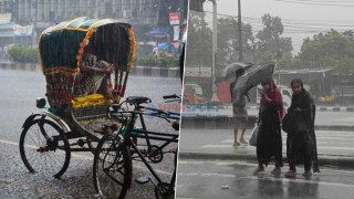 সকাল থেকে রাজধানীতে ঝুম বৃষ্টি, ভোগান্তিতে অফিসগামীরা