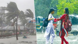 দুই বিভাগে ৬০ কিমি বেগে ঝড় ও বজ্রবৃষ্টির আভাস