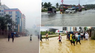 পানিবন্দি পর্যটন শহর কক্সবাজার, আটকা পড়েছেন হাজারো পর্যটক