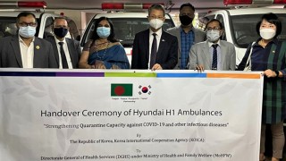 Bangladesh gets ambulances, oxygen generators from South Korea