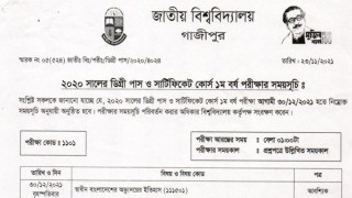 ৩০ ডিসেম্বর শুরু হচ্ছে ২০২০ সালের ডিগ্রি ১ম বর্ষের পরীক্ষা