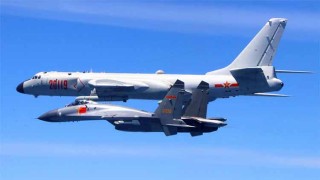 Russia and China carry out joint air force drills