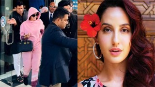 Nora Fatehi finally arrives in Dhaka