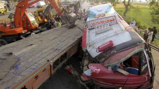 At least 51 killed in twin Pakistan transport tragedies