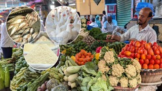 সবজিতে স্বস্তি ফিরলেও চড়া মাছ-মুরগি ও চালের বাজার